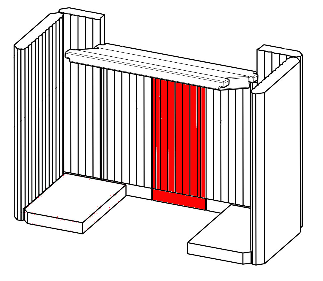 Romotop Riano N 03 Rückwandstein mittig